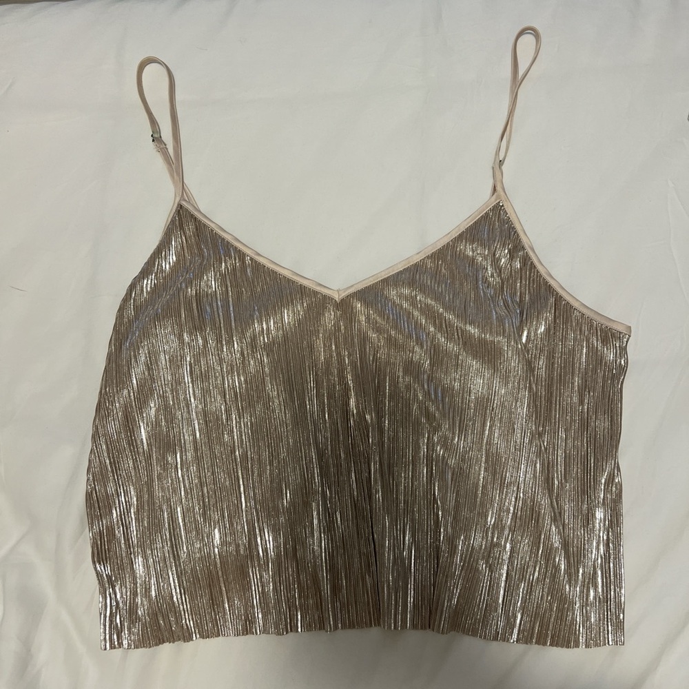 Victoria's Secret Shiny Gold Camisole